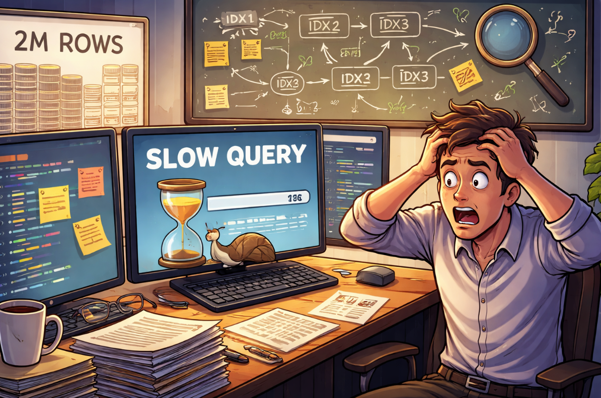 Our Database Had 2 Million Rows. Queries Took 8 Seconds. I Added 3 Indexes. Now It Takes 12 Seconds