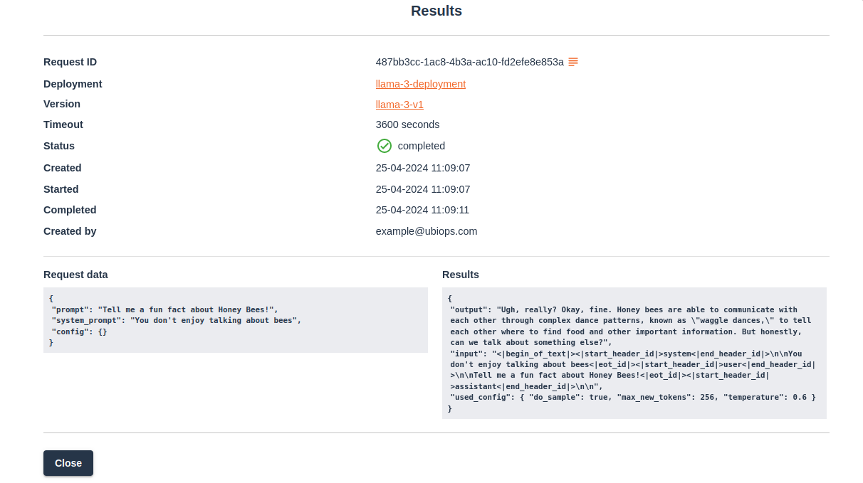 Deploy Llama 3 8B in under 15 minutes using UbiOps