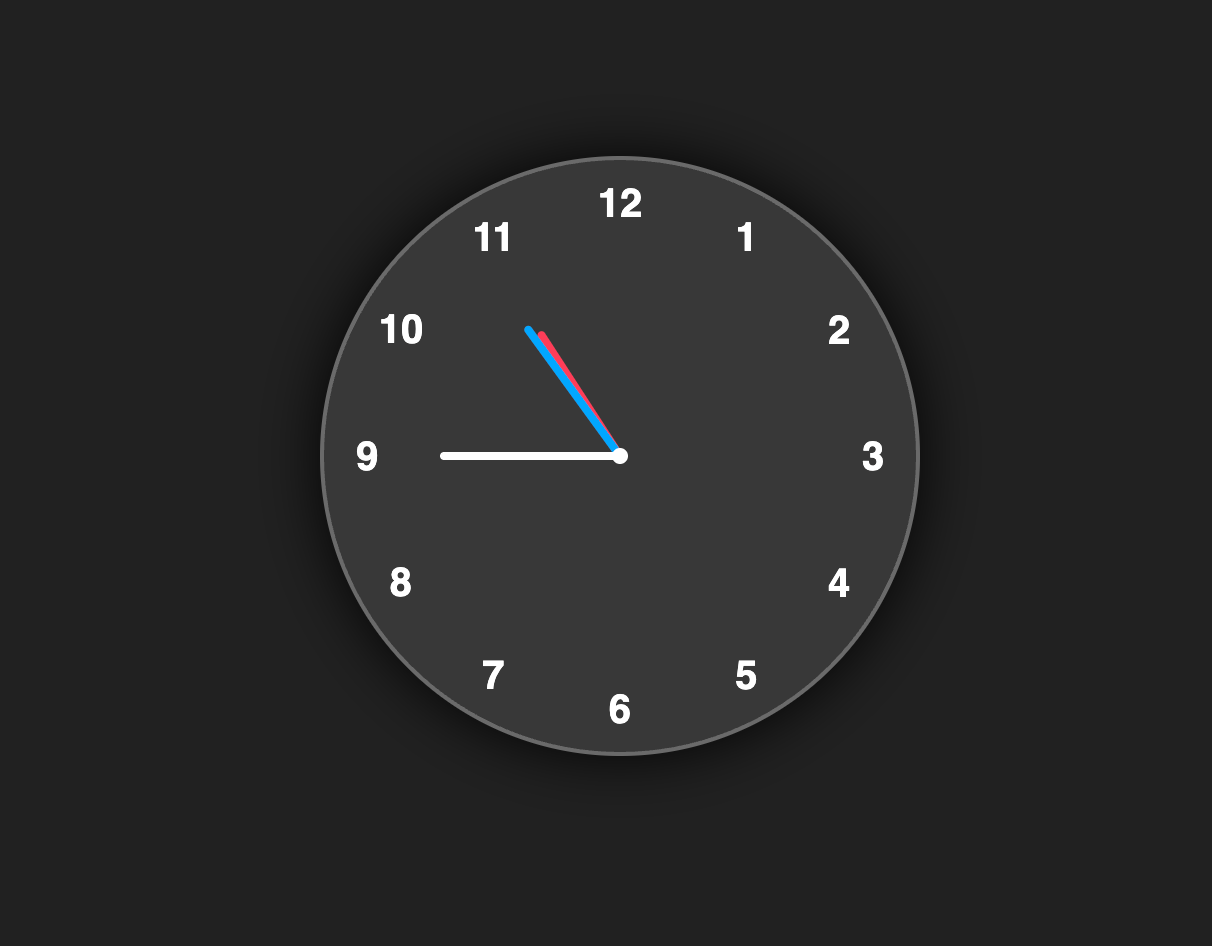 #  Analog Clock