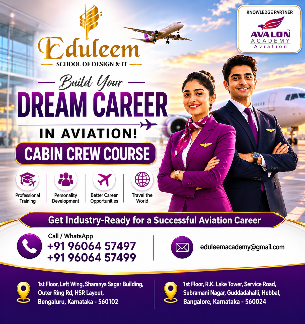 Cabin Crew Course Fees Salary & Career Growth Explained