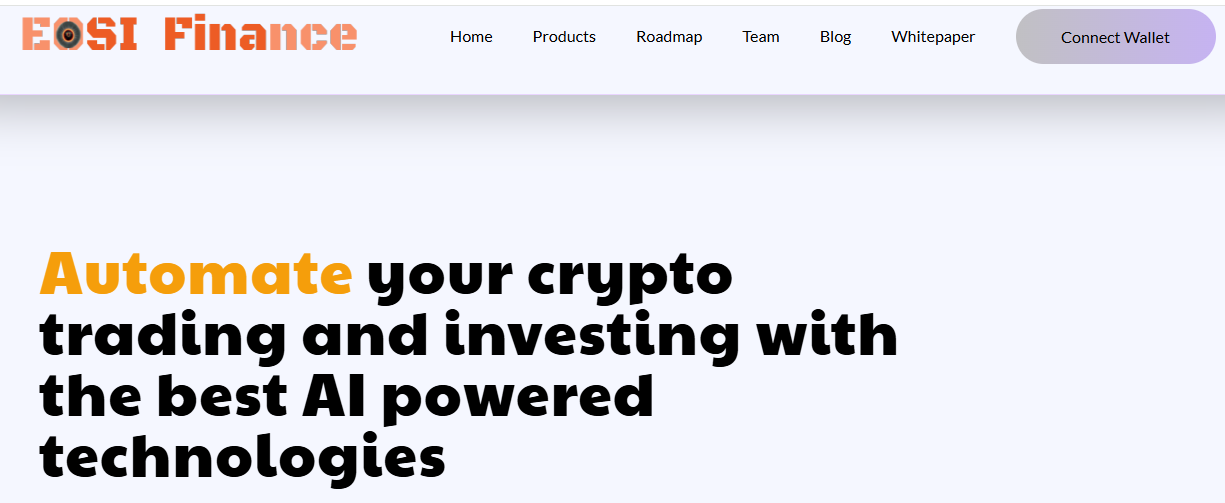 EOSI Finance: Pioneering a New Era in Decentralized Trading and Investment