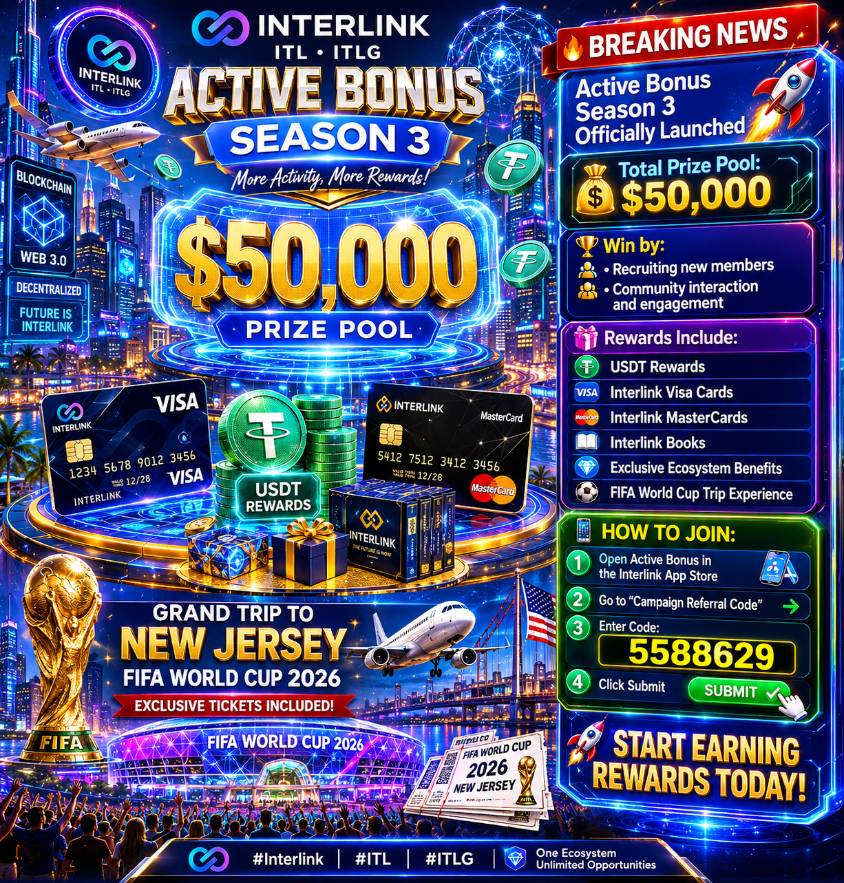  Interlink Active Bonus Season 3 | Build, Connect & Grow Together