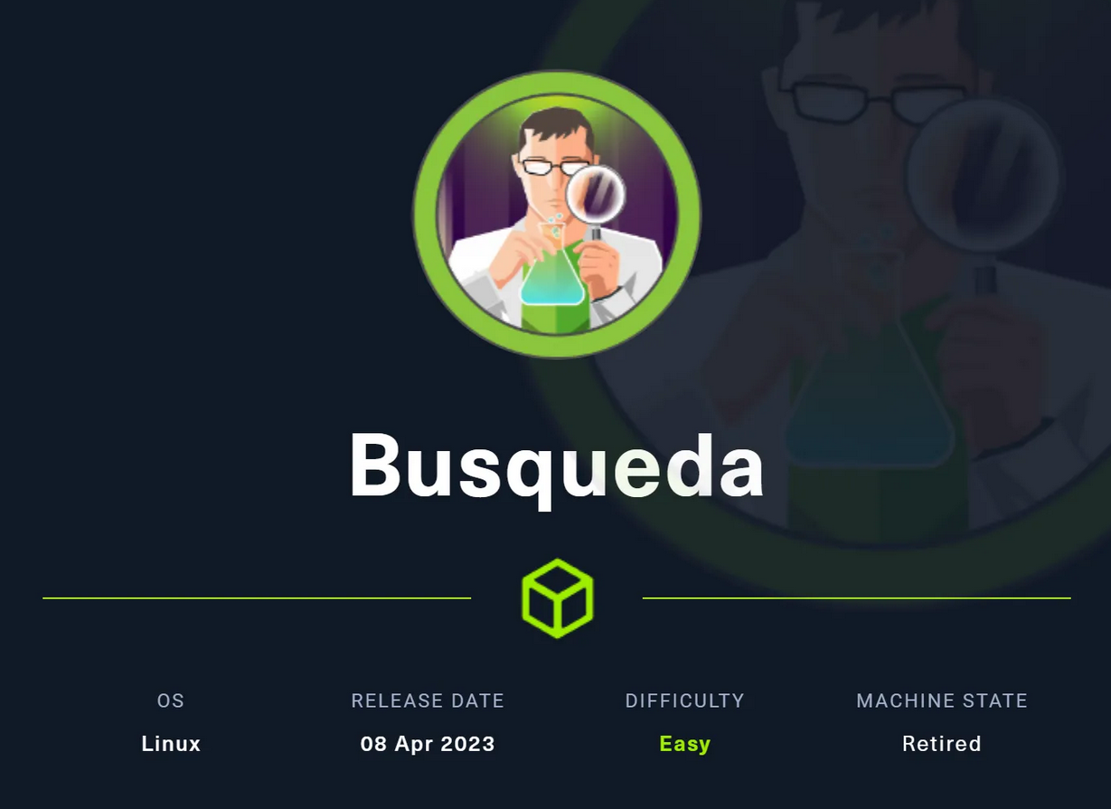 HackTheBox — Busqueda Writeup