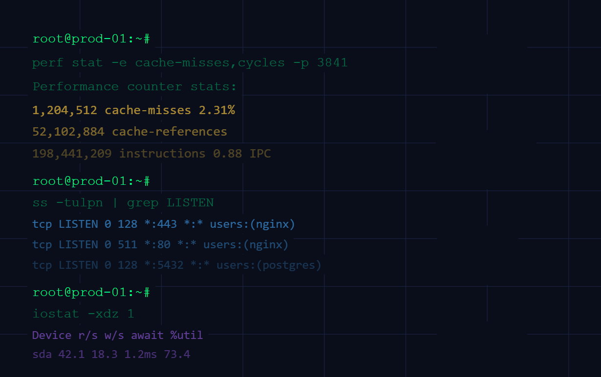 Stop Guessing. Go Deeper: Advanced Linux Monitoring Commands
