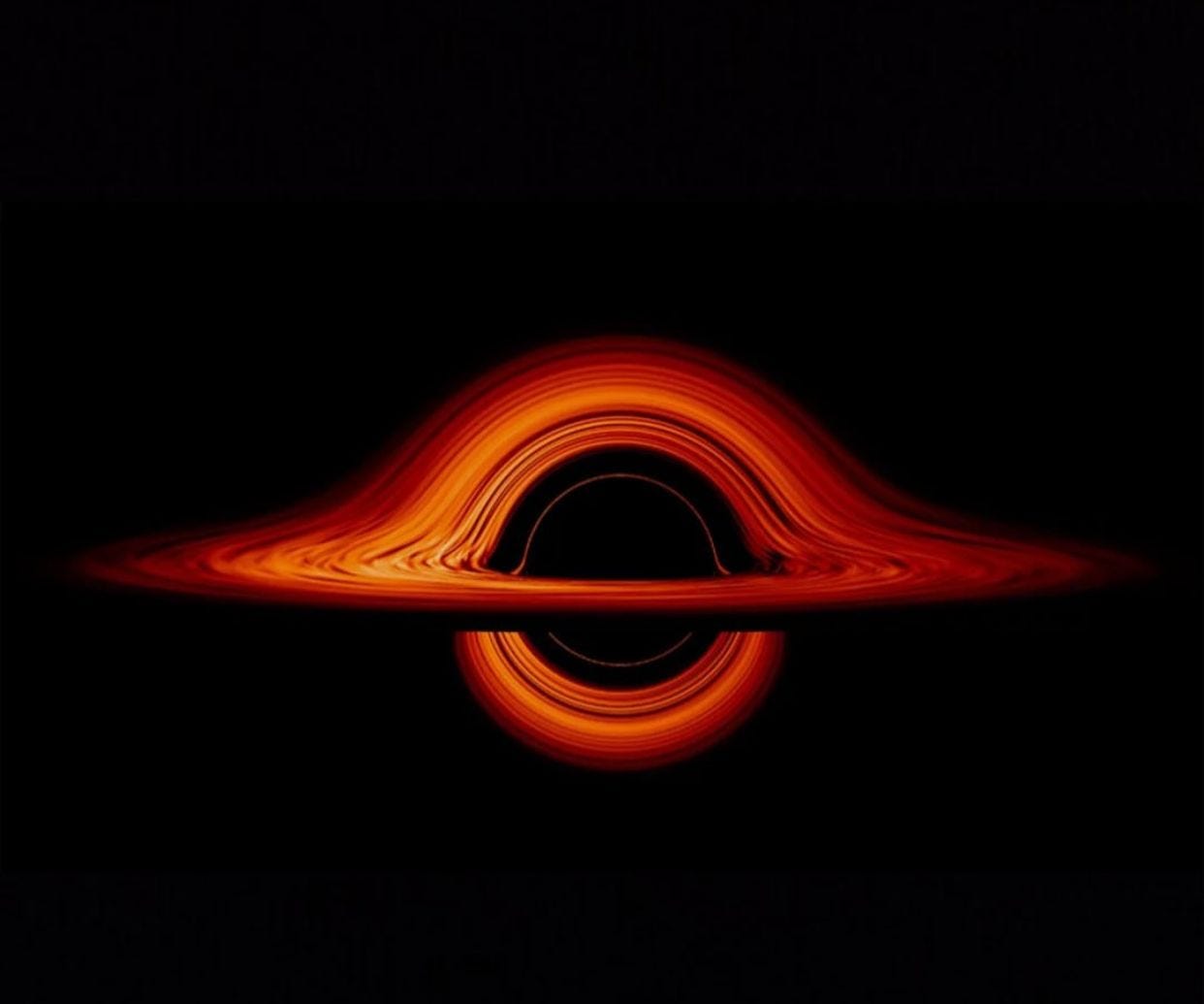 NASA Relesed a simulation of falling in a Black Hole