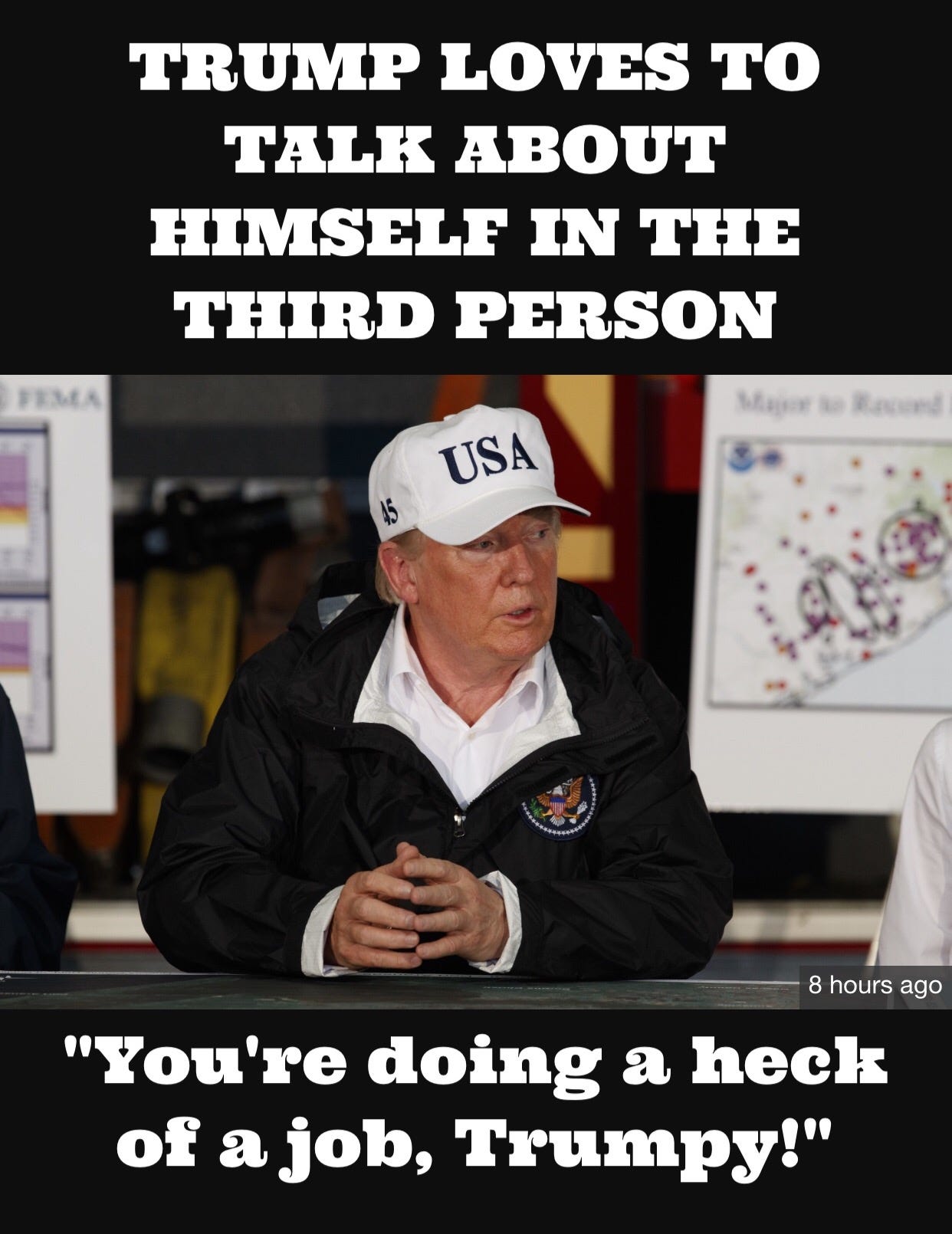 THIRD PERSON TRUMP Another Meme Of The Day By JJManring