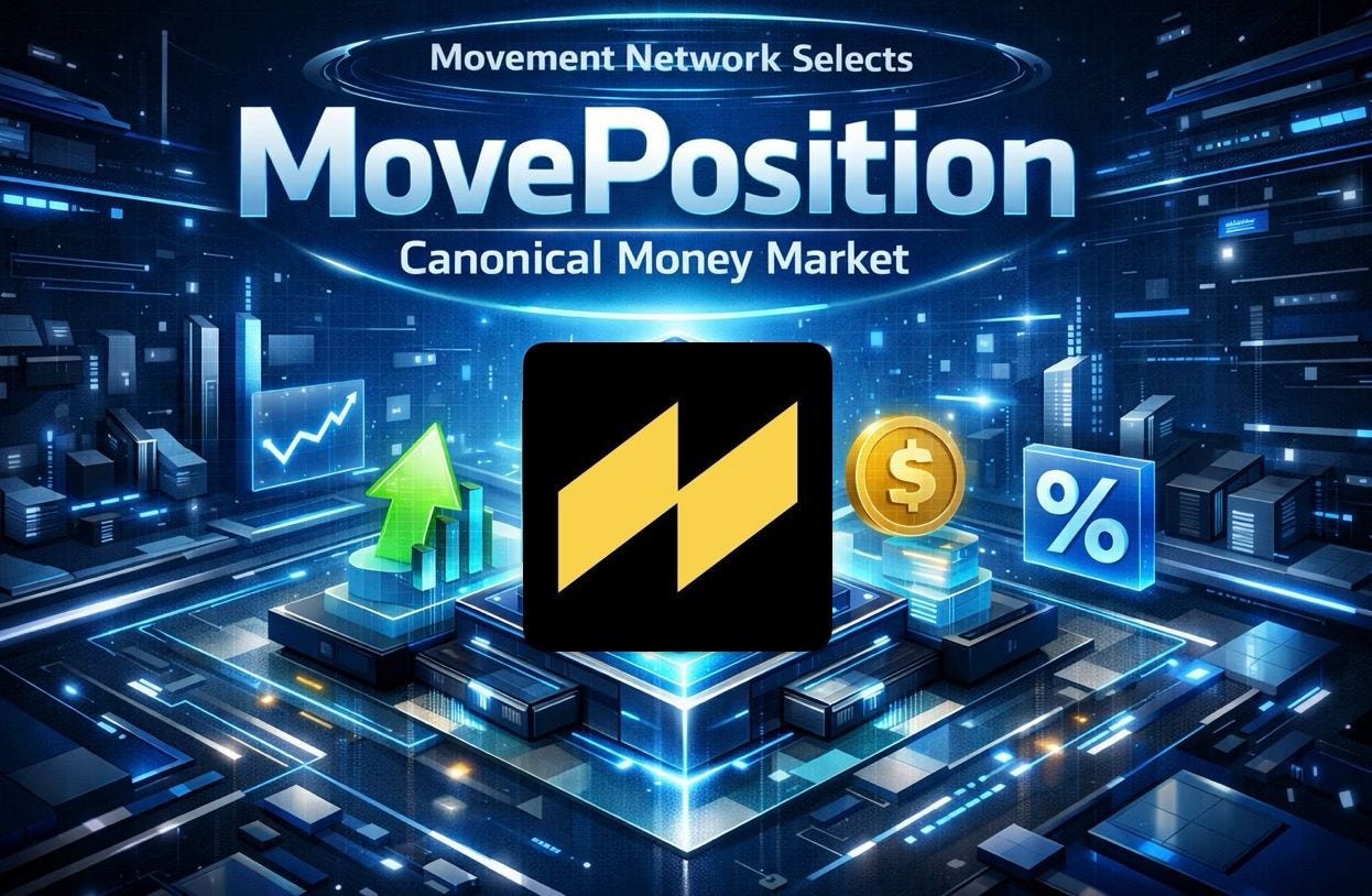 Movement Network Selects “MovePosition” as its Primary Money Market