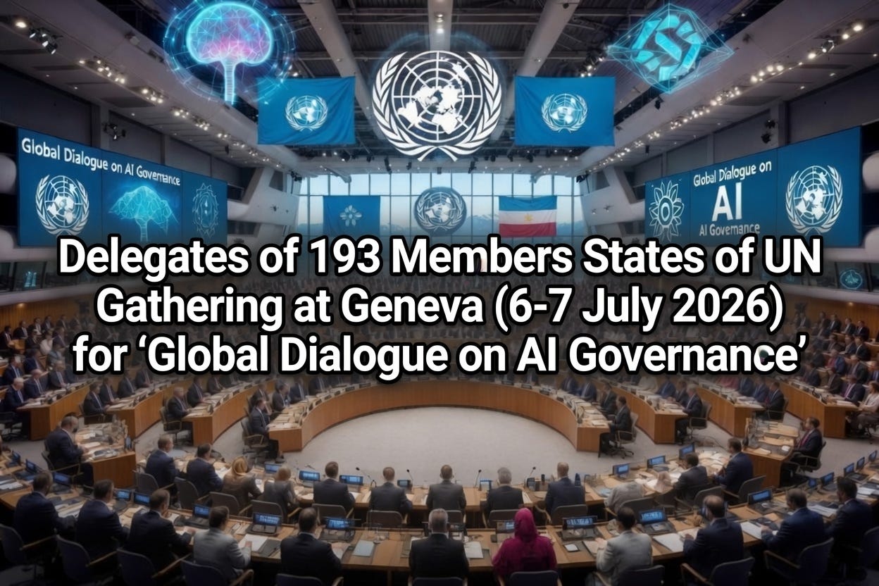 Delegates of 193 Members States of UN Gathering at Geneva (6–7 July 2026) for ‘Global Dialogue on…