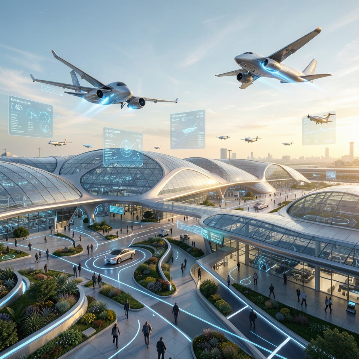 2050 and Beyond: The Ultimate Vision of a Fully AI-Integrated Aviation