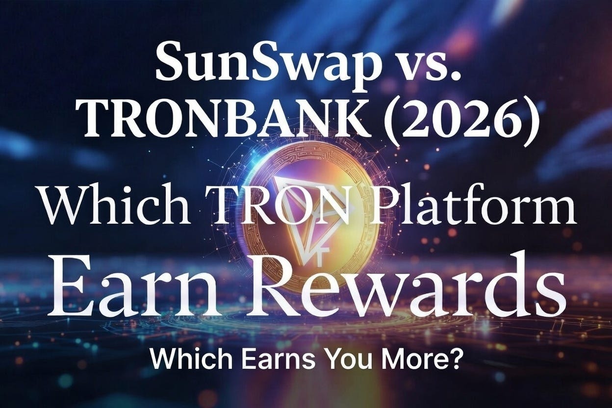 SunSwap vs. TRONBANK (2026): Which TRON Platform Earns You More?
