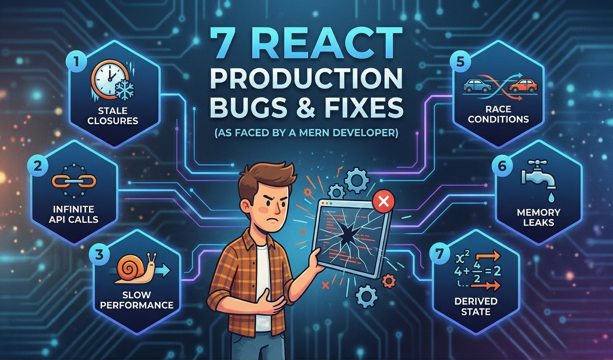 7 React Production Bugs I Faced as a MERN Developer (And How I Fixed Them)