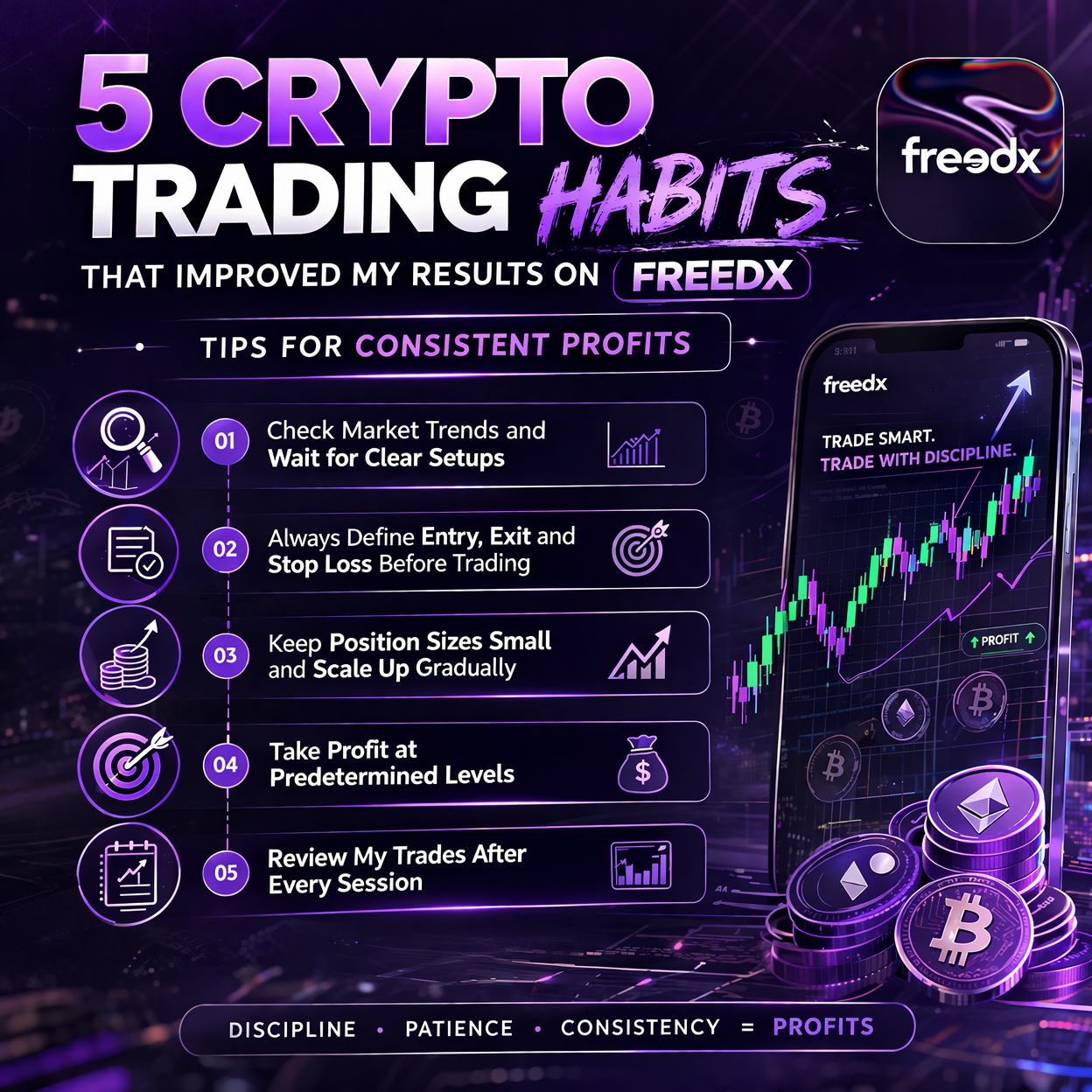 5 Crypto Trading Habits That Improved My Results on Freedx: Tips for Consistent Profits