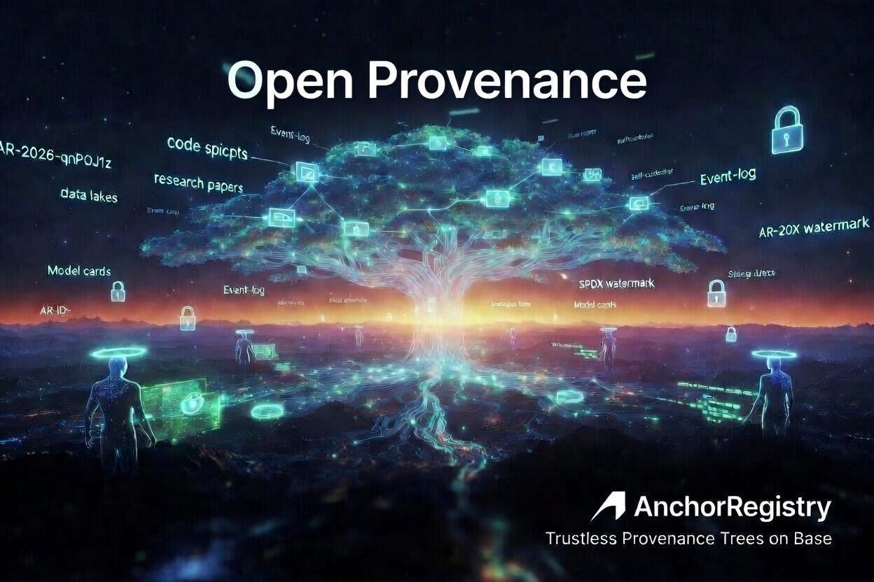 An AI Told Me to Anchor My Work. There Was No Registry. So I Built One.