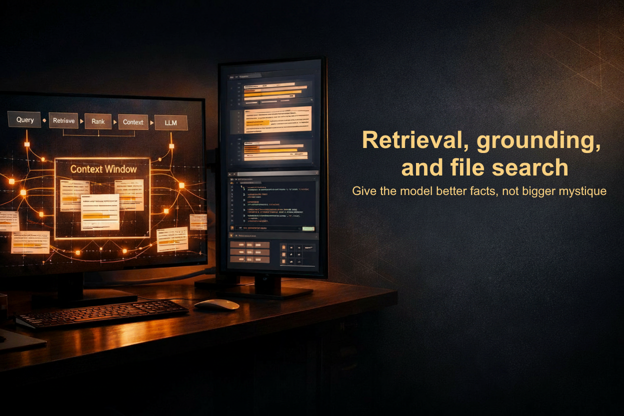 AI without illusions (8/20): Retrieval, grounding, and file search. Give the model better facts