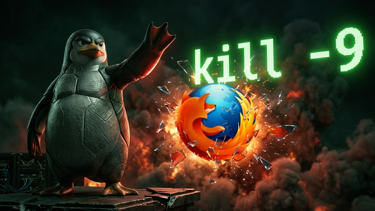 I Killed Firefox From the Terminal — And It Changed How I Think About Linux