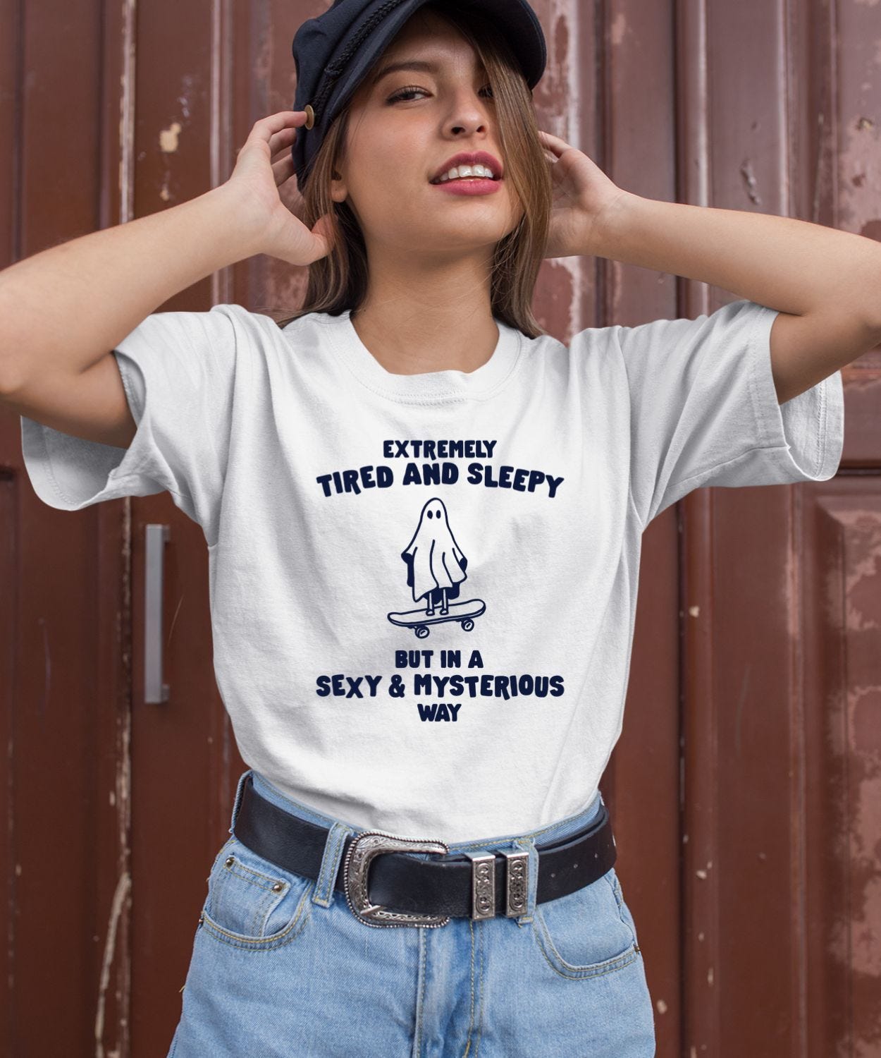Tired & Sleepy In A Sexy & Mysterious Way Shirt