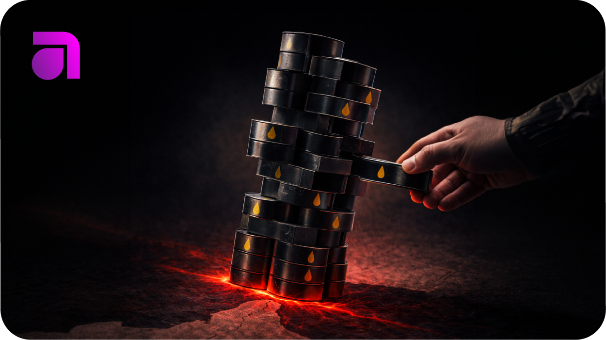 ⚠️ Oil Up 40% This Month as Gulf War Threatens Supply
