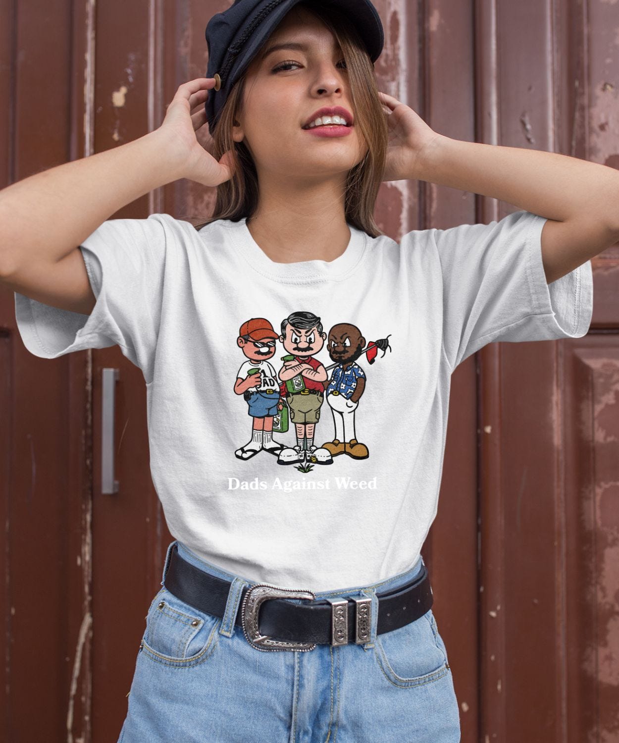 Middleclassfancy Store Dads Against Weed Cartoon Shirt
