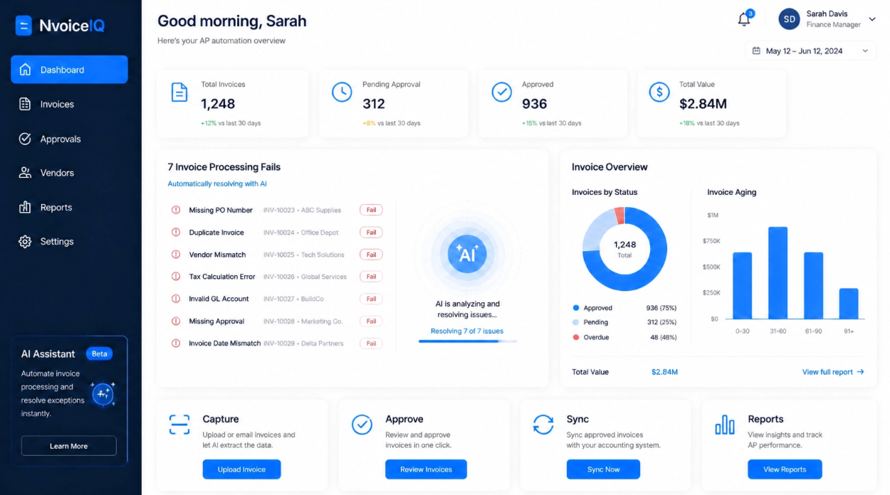 7 Invoice Processing Fails (And How AI Fixes Them Before They Happen)