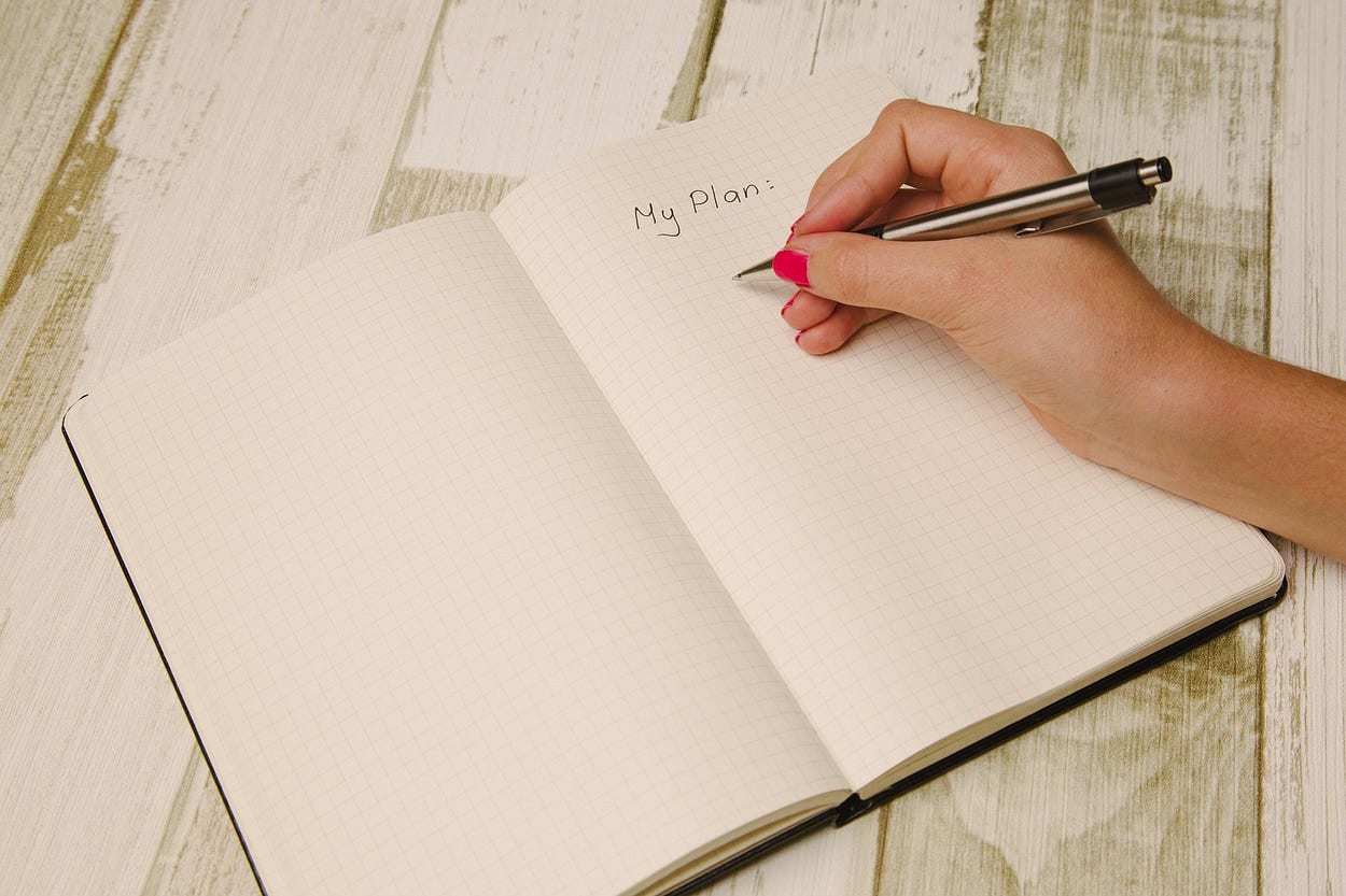 woman planning