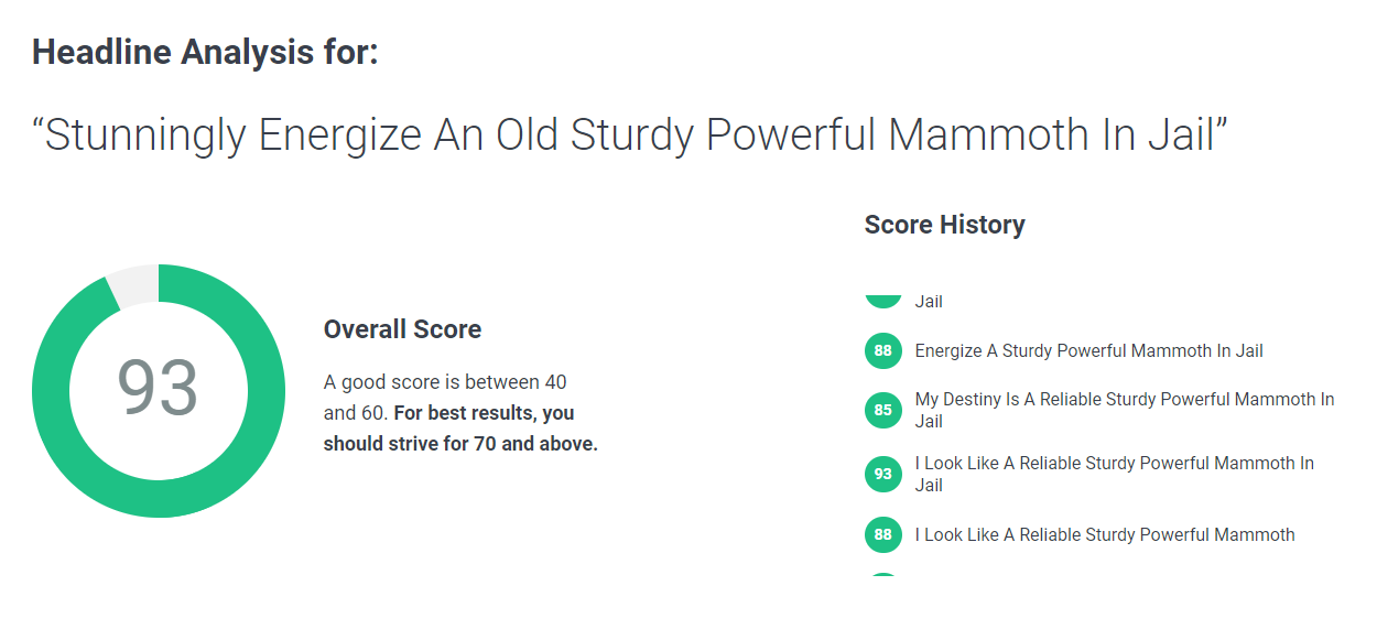Stunningly Energize An Old, Sturdy, Powerful Mammoth In Jail