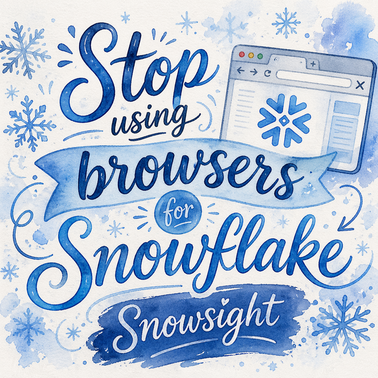 Use Snowflake Like a Native App in 2 Minutes