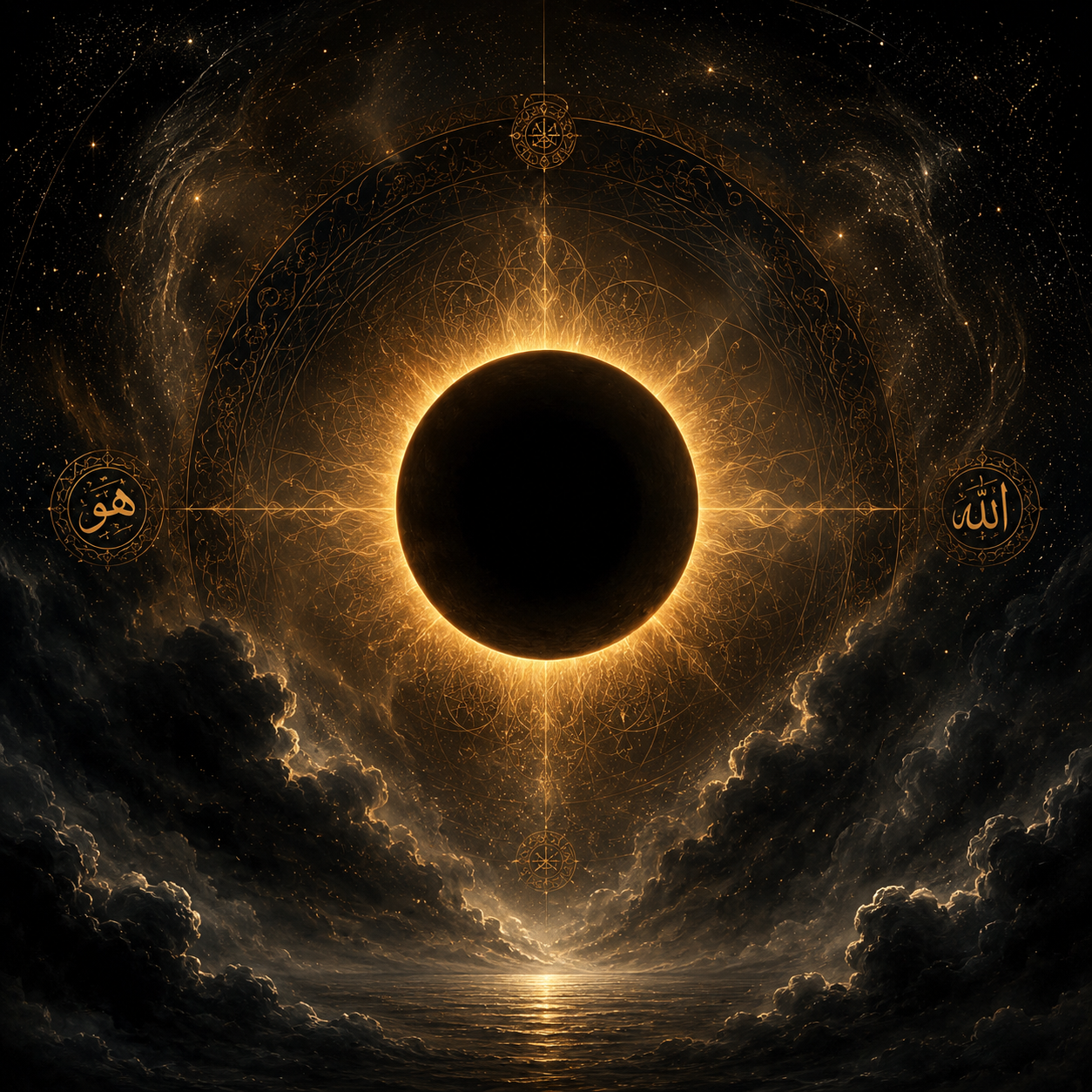 A Short Contemplation on Space Darkness and Light