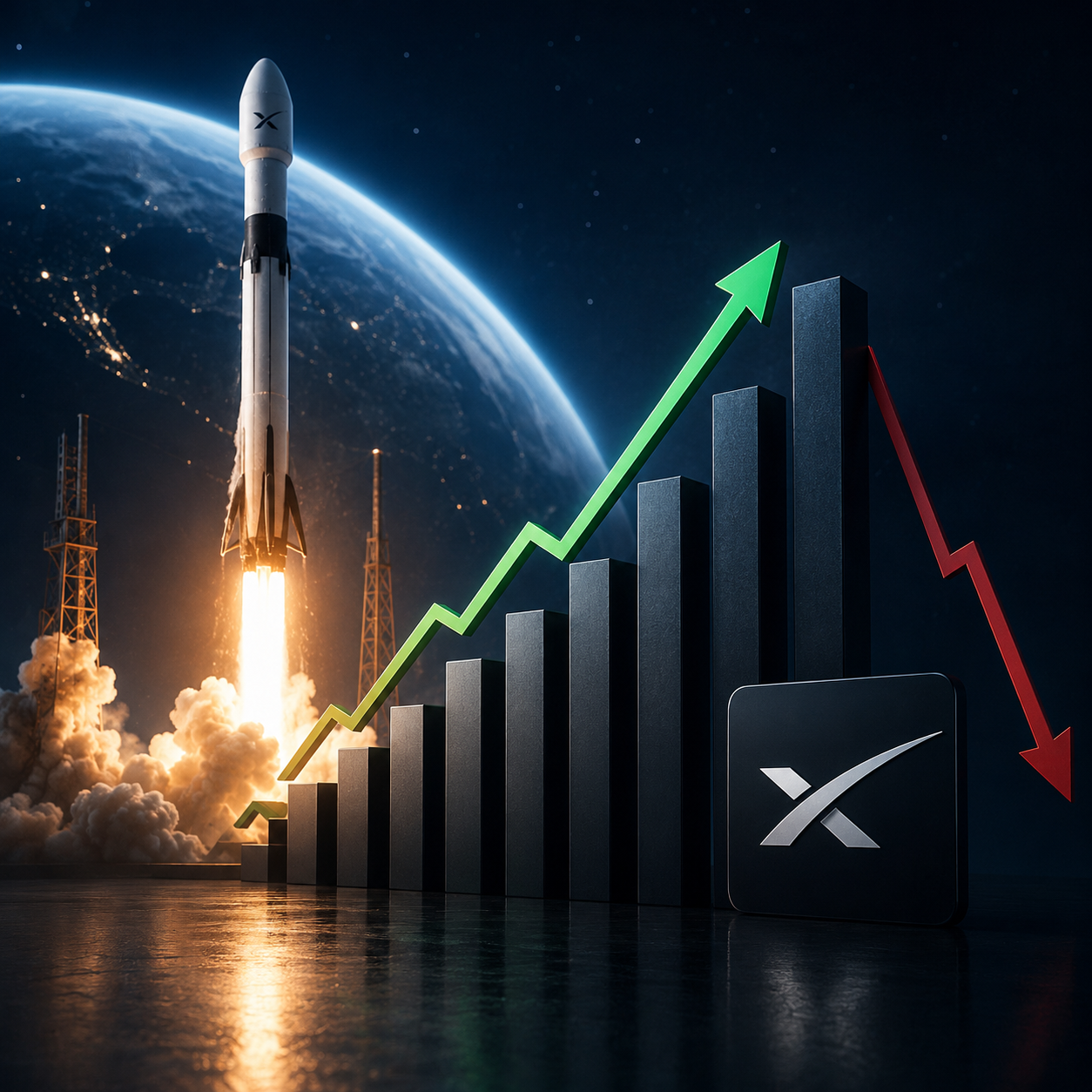 SpaceX revenue jumps 92% in first earnings report but shares slide