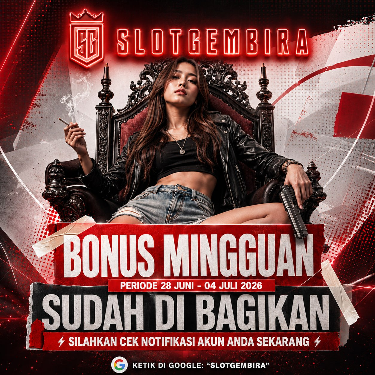 SLOTGEMBIRA #| Bonus Cashback Rollingan Periode 28 Juni 2026–04 Juli 2026 Telah Dibagikan
