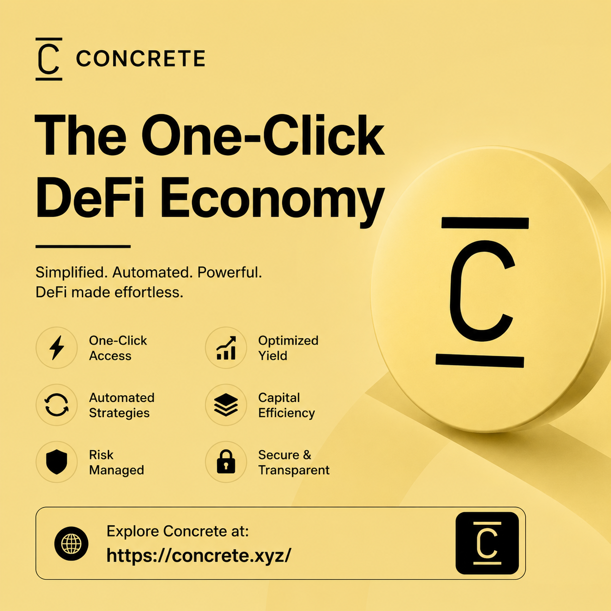 The One-Click DeFi Economy