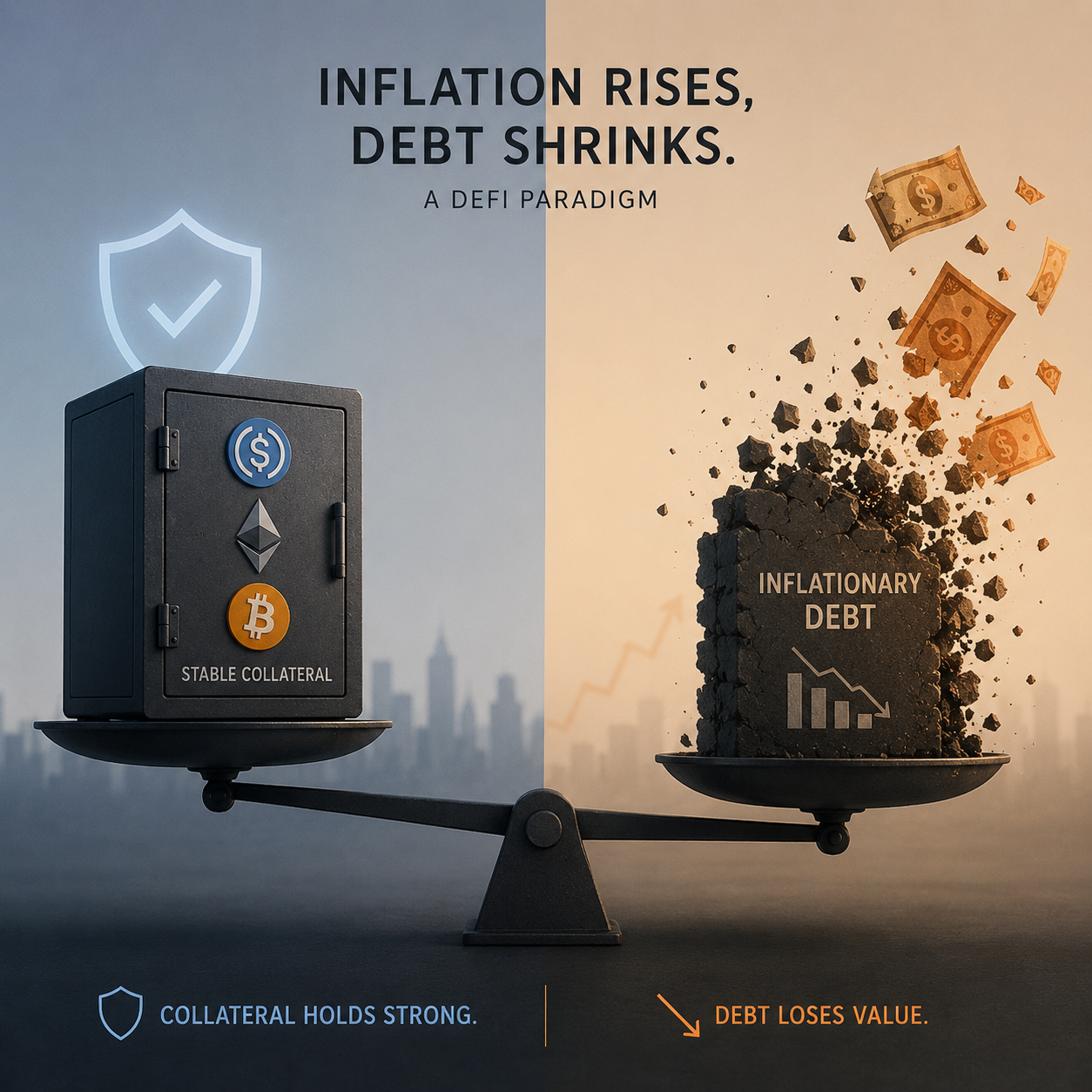 What if inflation makes debt cheaper?
