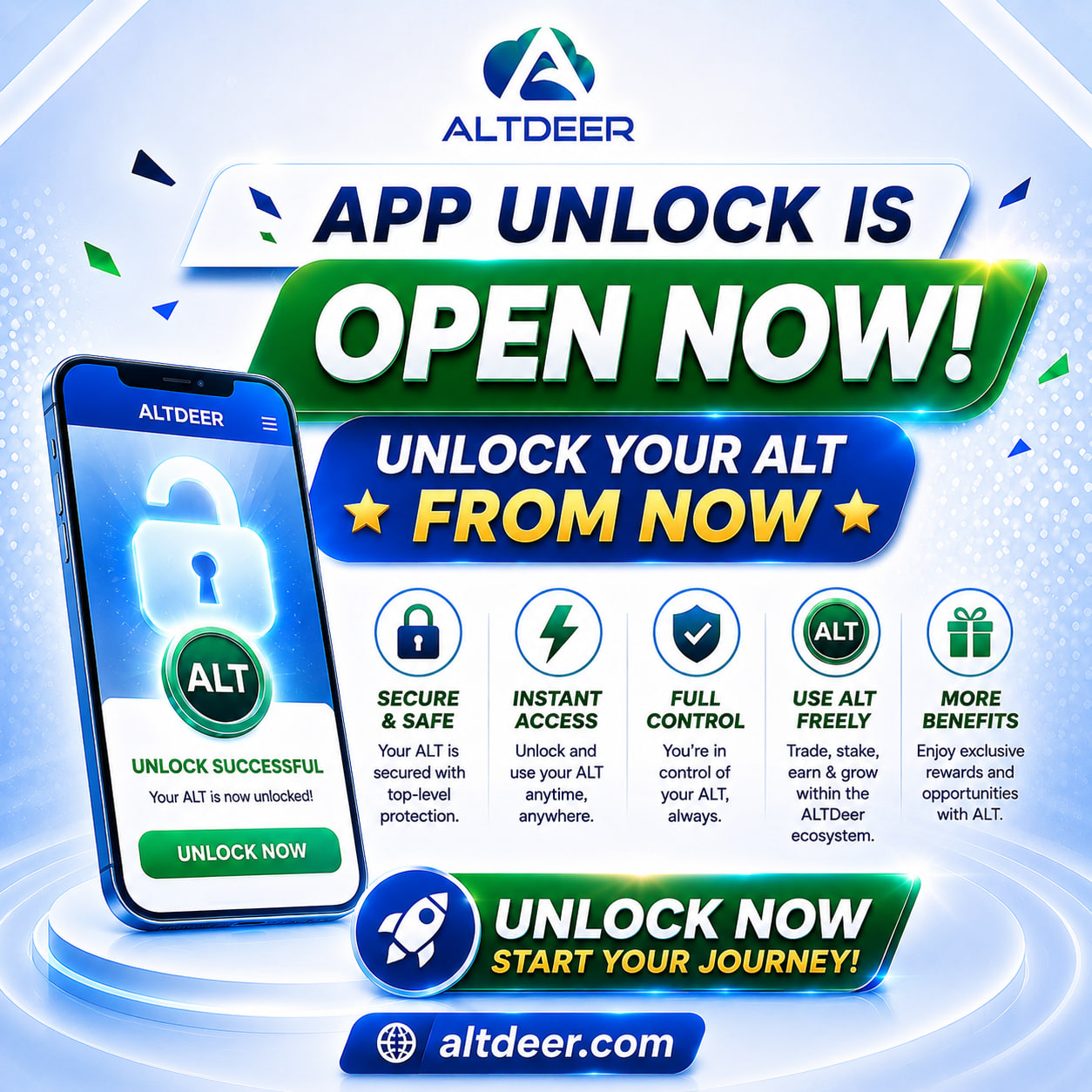  Dear Pioneer, Unlock Has Started! 