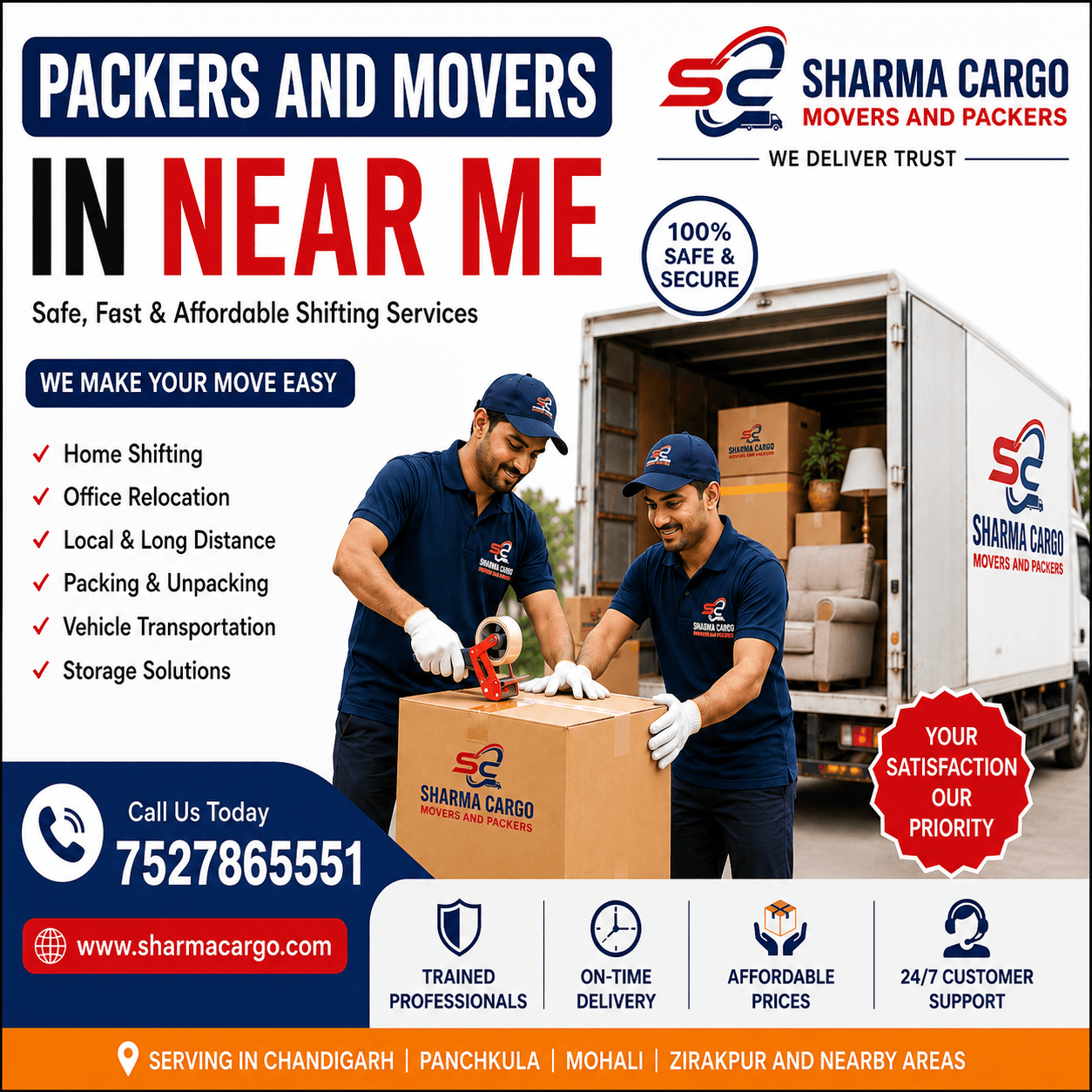 Packers and Movers in Near Me: A Simple Guide for Safe Moving