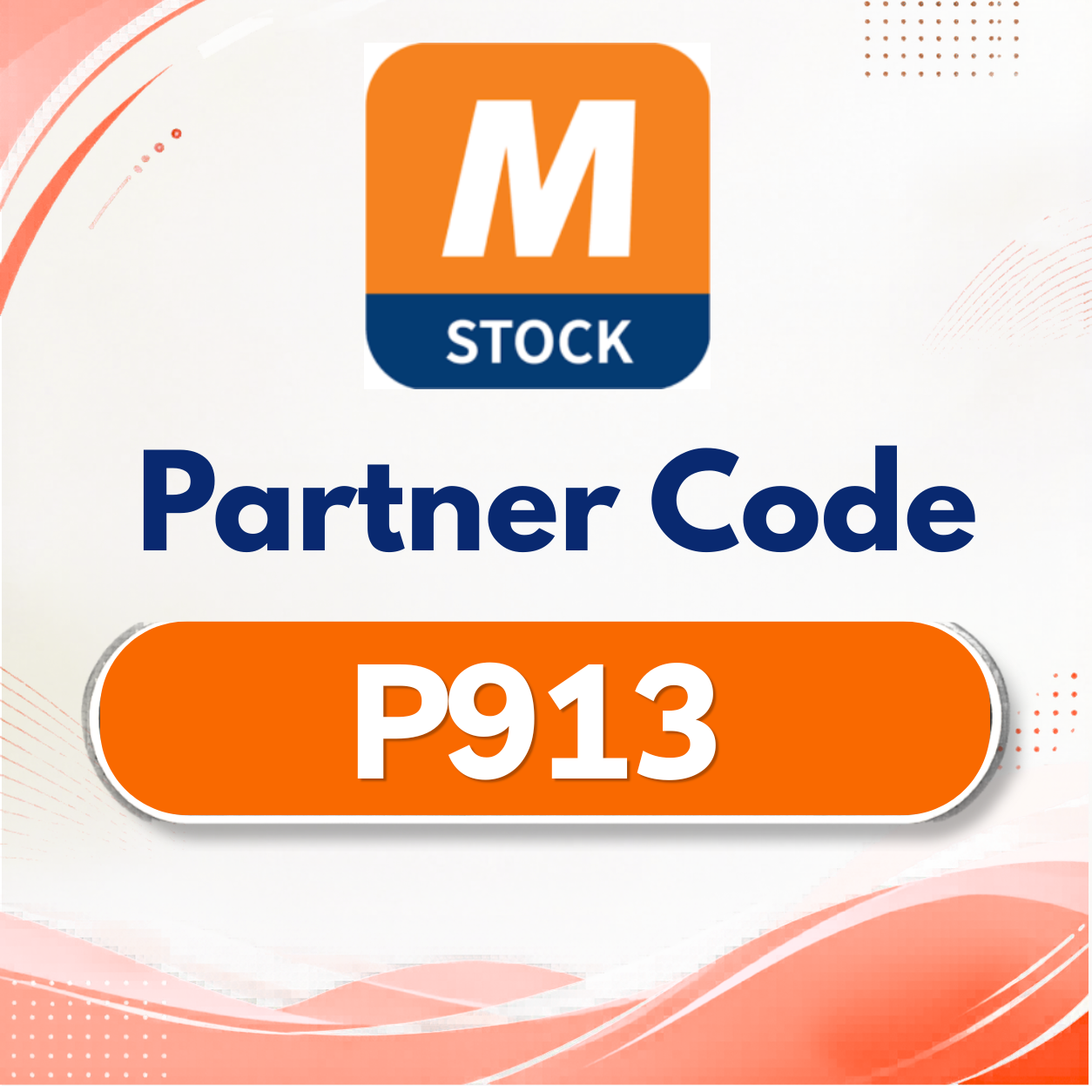 Mstock Partner Code “P913” Get 500 Rs Signup Bonus