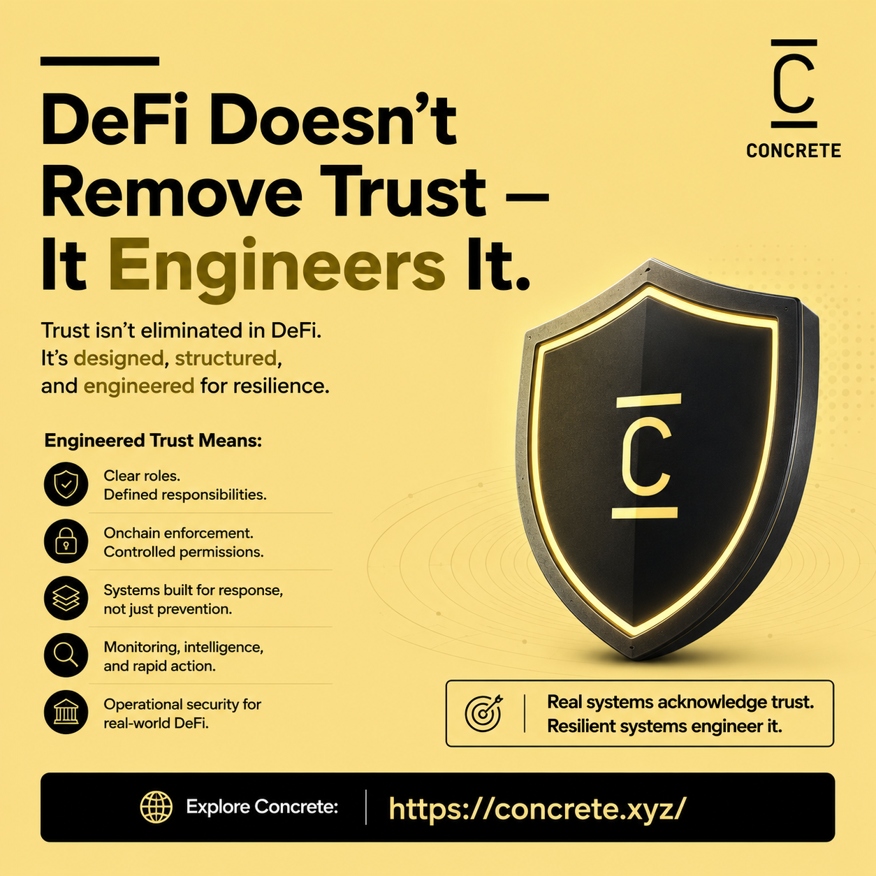 DeFi Doesn’t Remove Trust , It Engineers It.