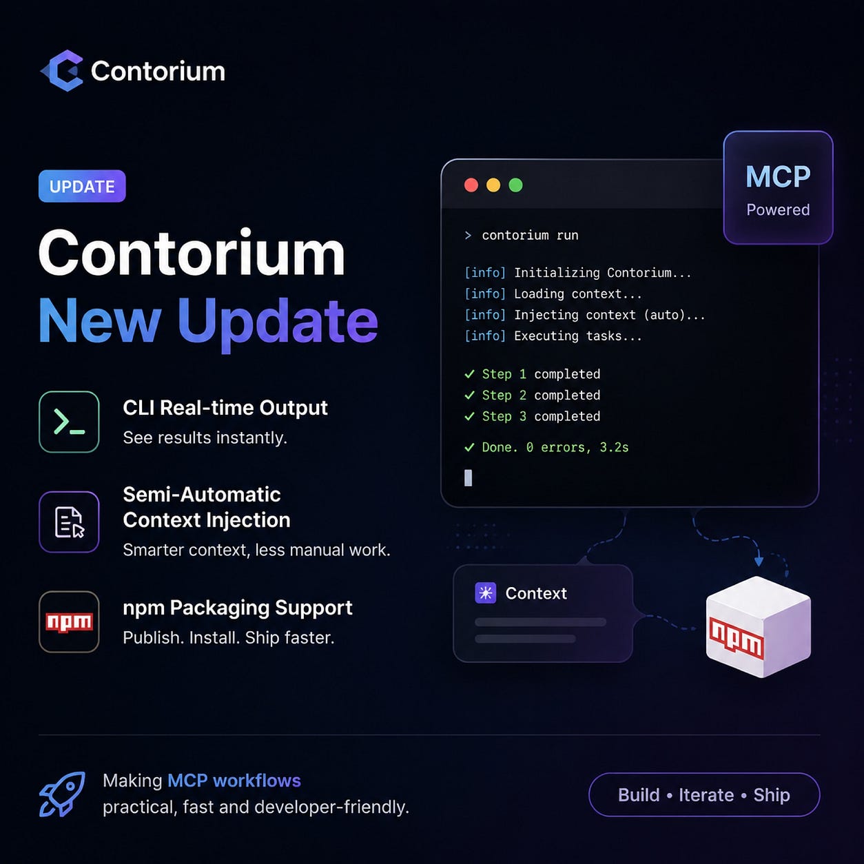 Contorium Update – Making MCP Workflows More Practical