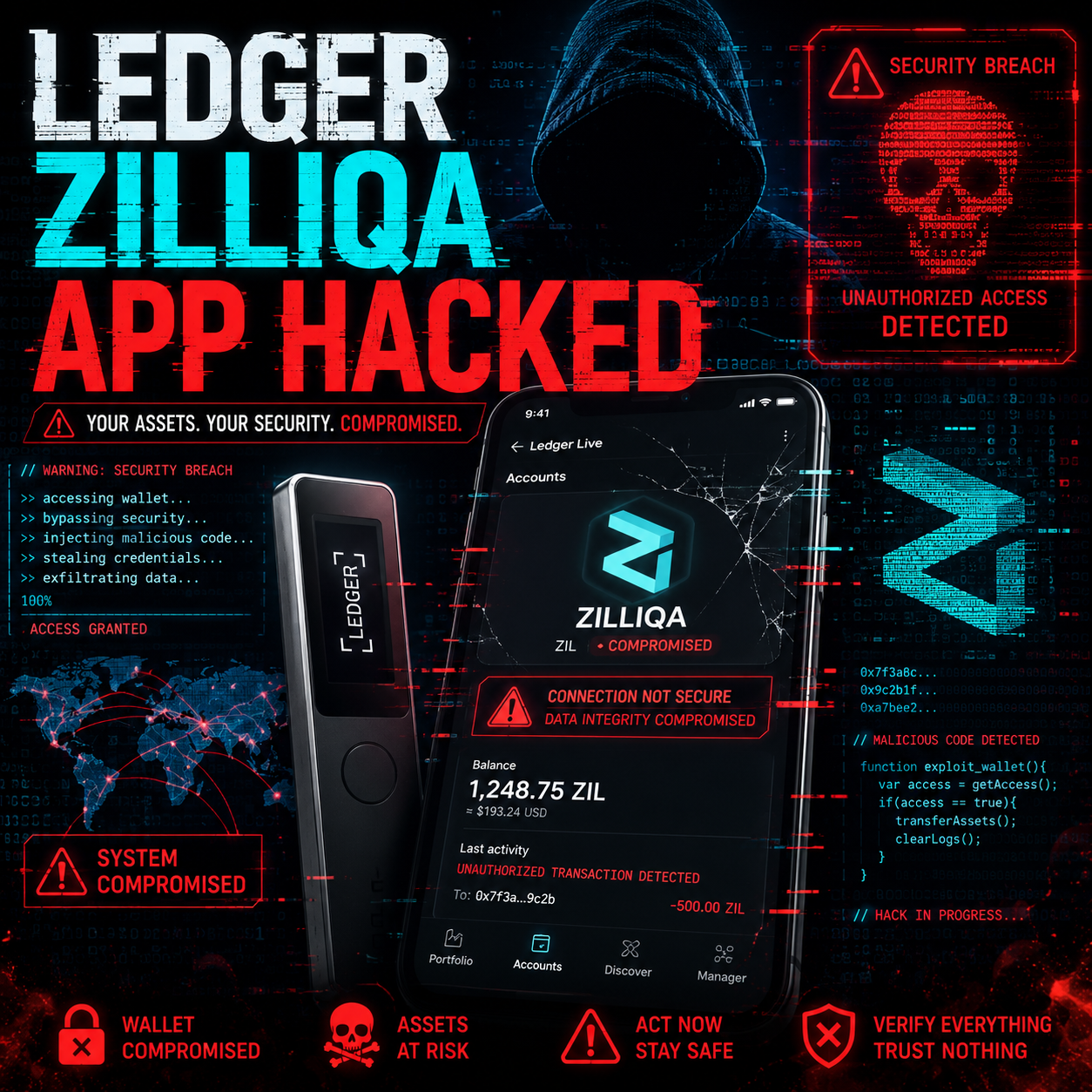 Zilliqa ledger app hack 2026