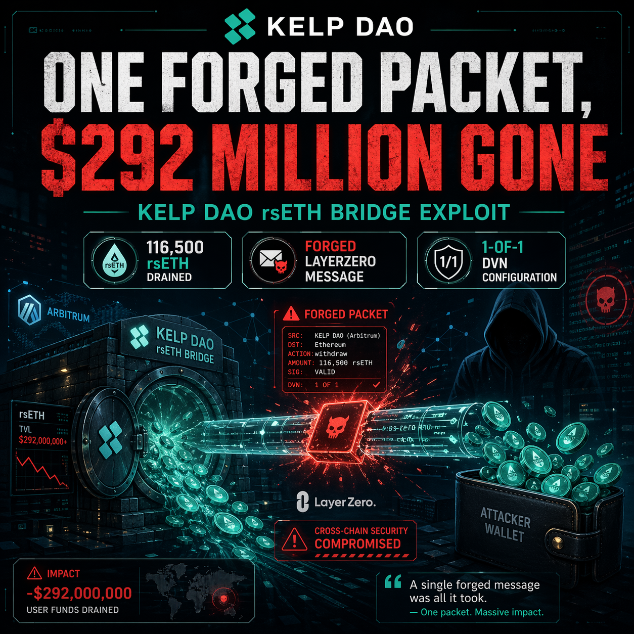 One Forged Packet, $292 Million Gone