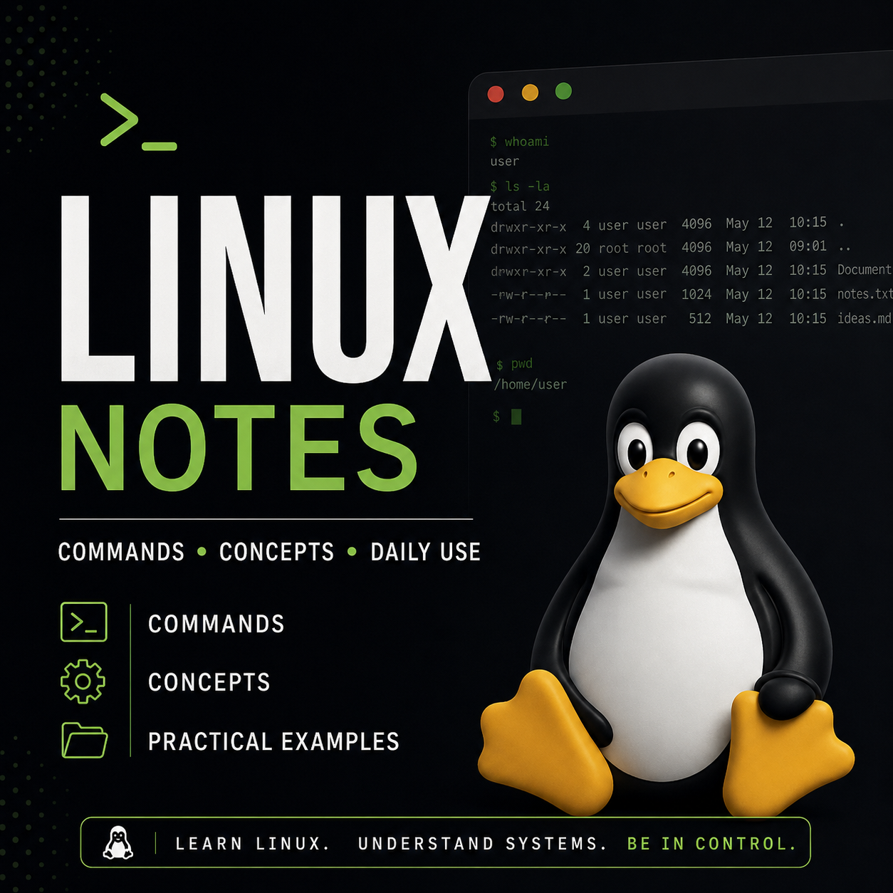 My Linux Cheat Sheet for Cybersecurity