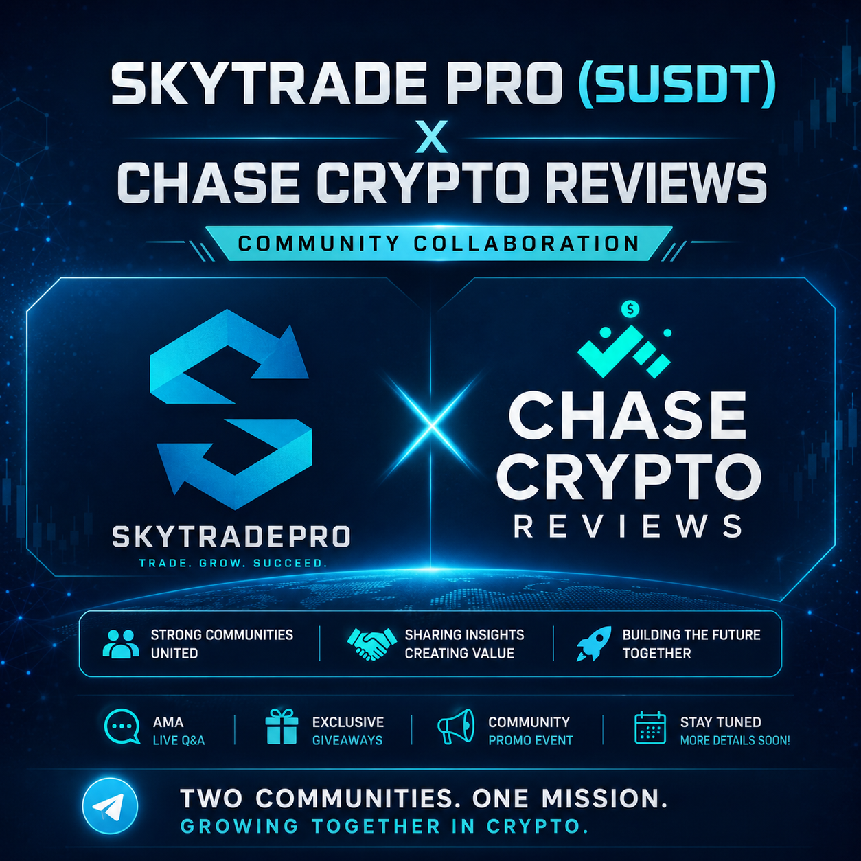 ️ LIVE TEXT AMA — SkyTrade Pro (SUSDT) x Chase Crypto Reviews