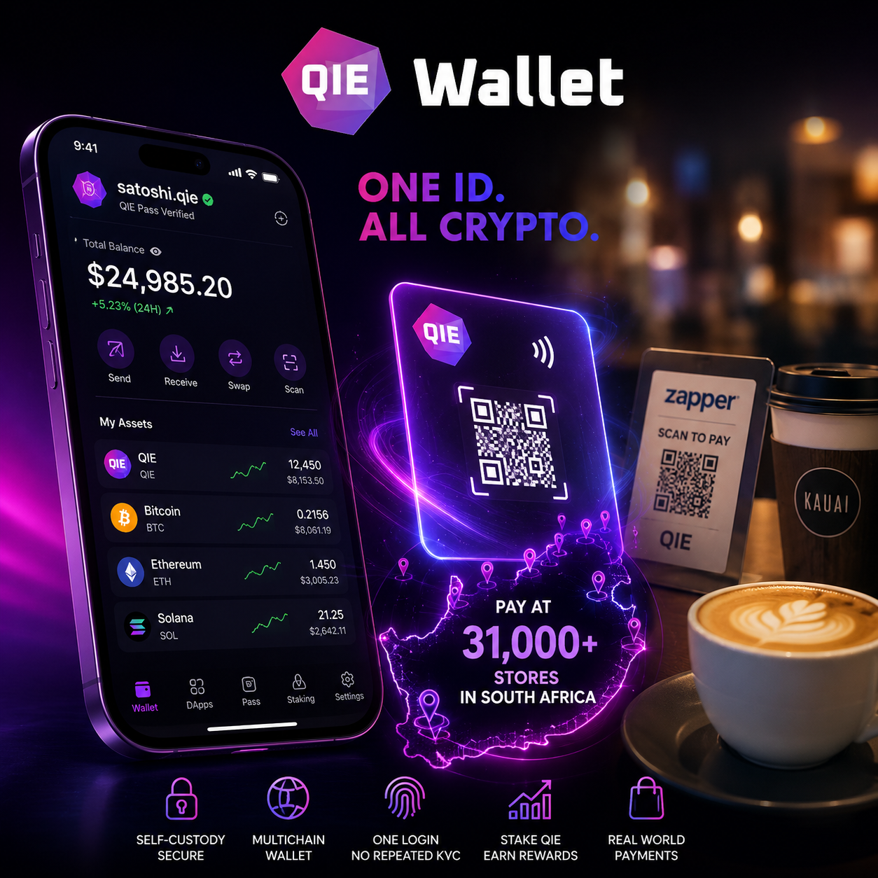 QIE Wallet Brings Real-World Crypto Payments to 31,000+ South African Stores