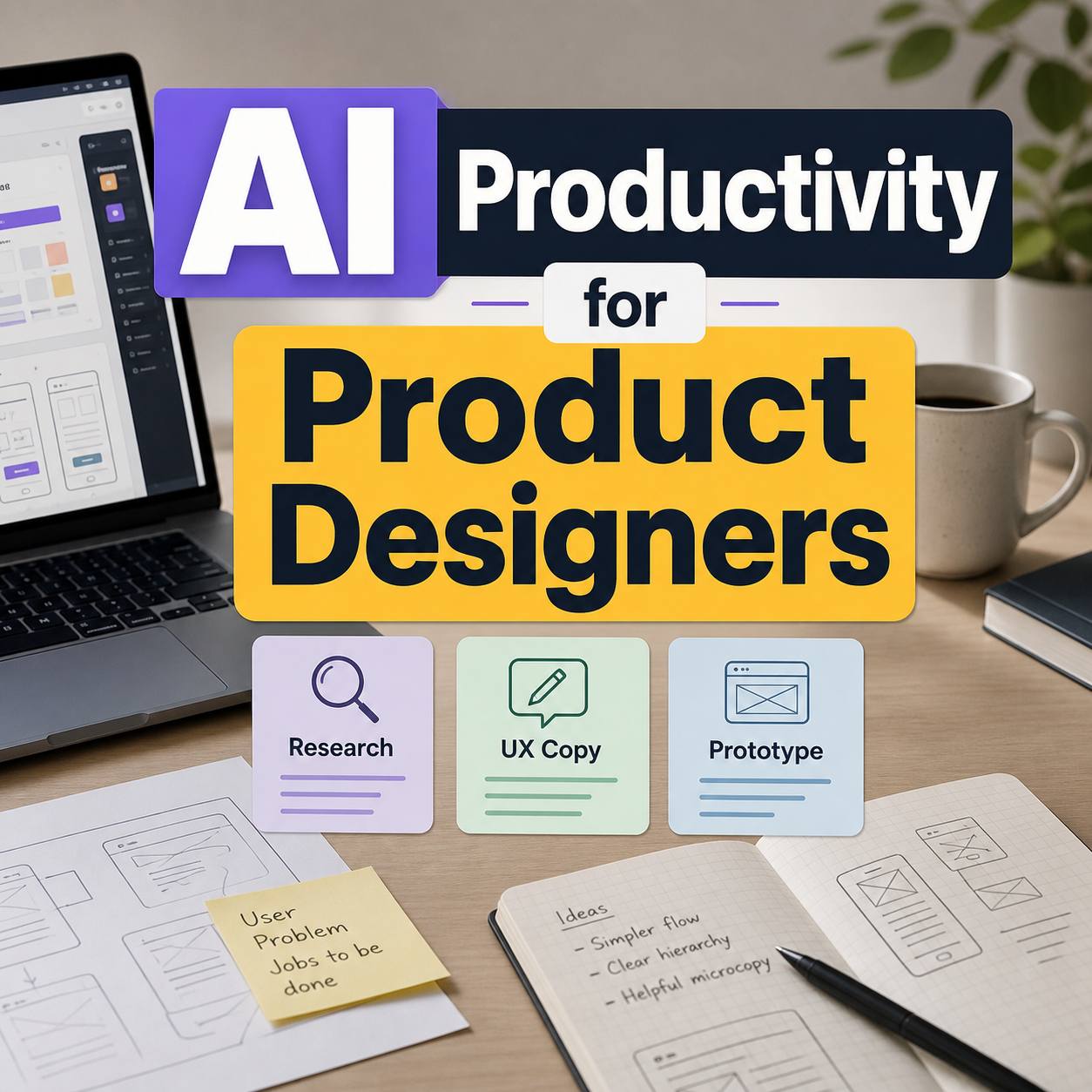 AI Productivity for Product Designers: How to Work Faster Without Losing Design Quality