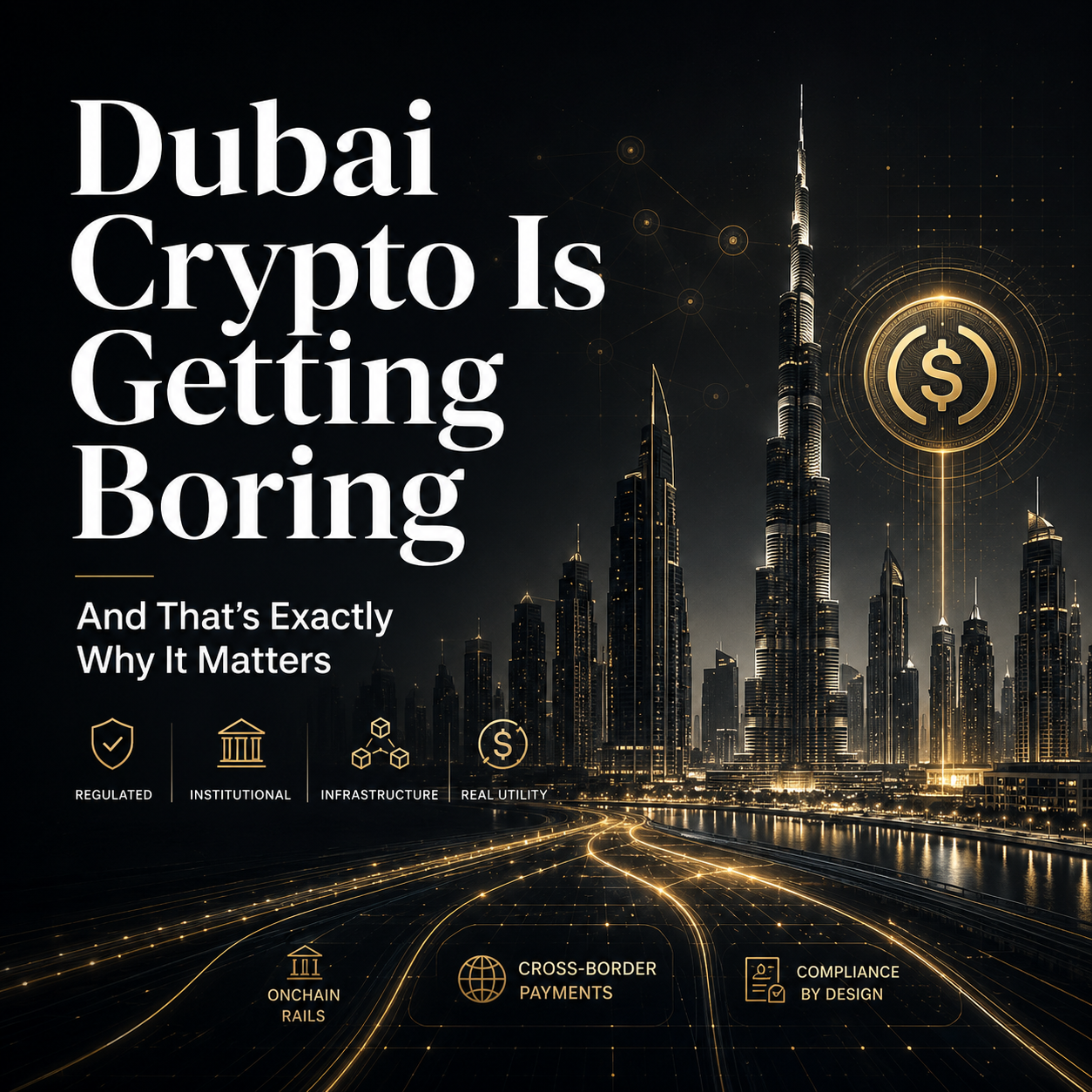 Dubai Crypto Is Getting Boring — And That’s Exactly Why It Matters