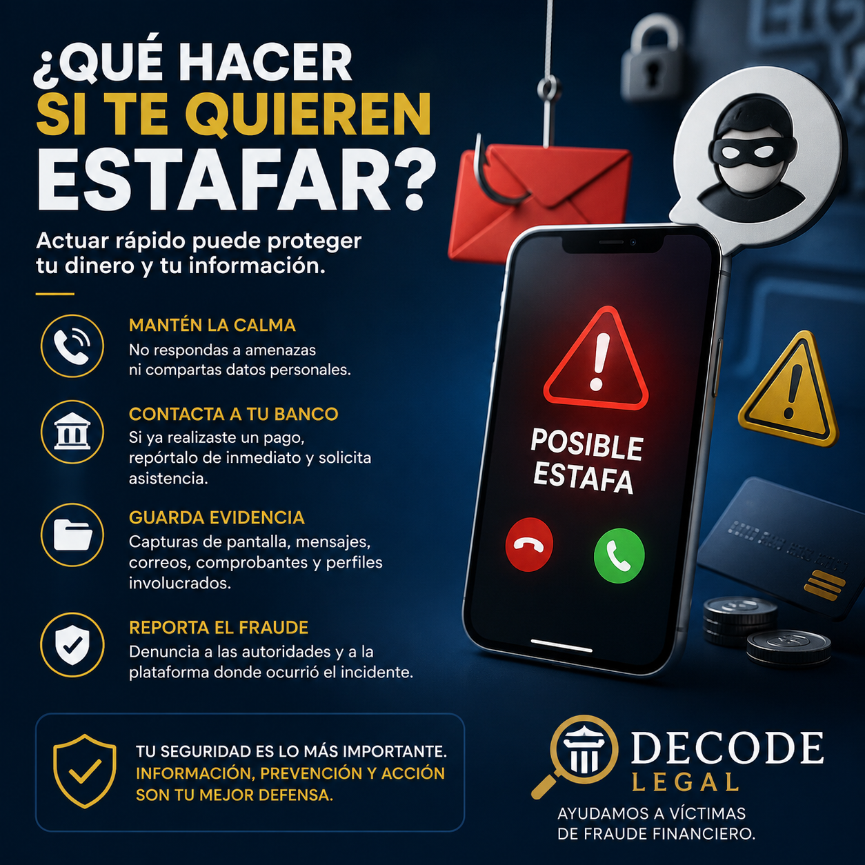 ¿Qué Hacer Si Te Quieren Estafar?