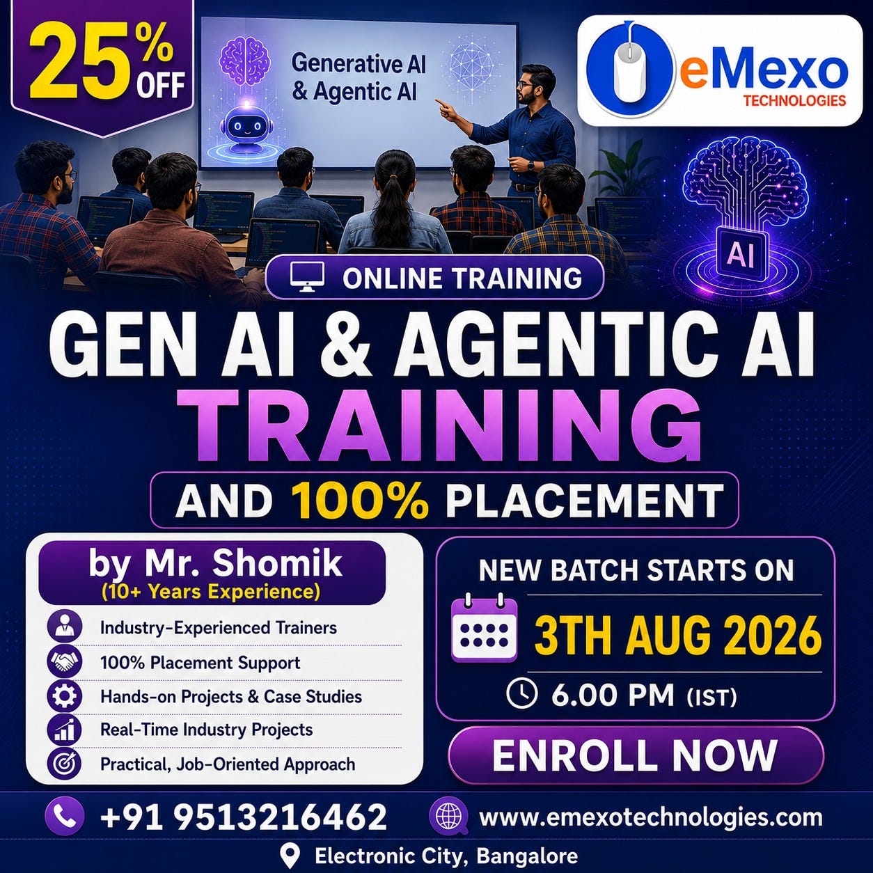 Generative AI and Agentic AI Course in Electronic City | Build Future-Ready AI Skills
