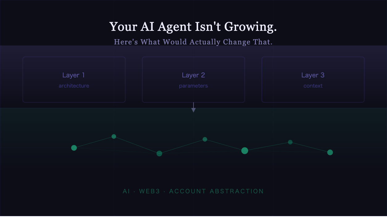 Your AI Agent Isn’t Growing — And Web3 Might Be the Fix