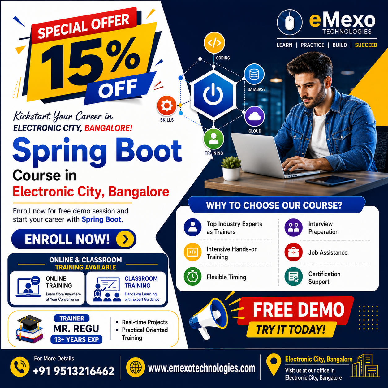 Spring Boot Training Institute in Electronic City — Build a Successful Java Backend Career