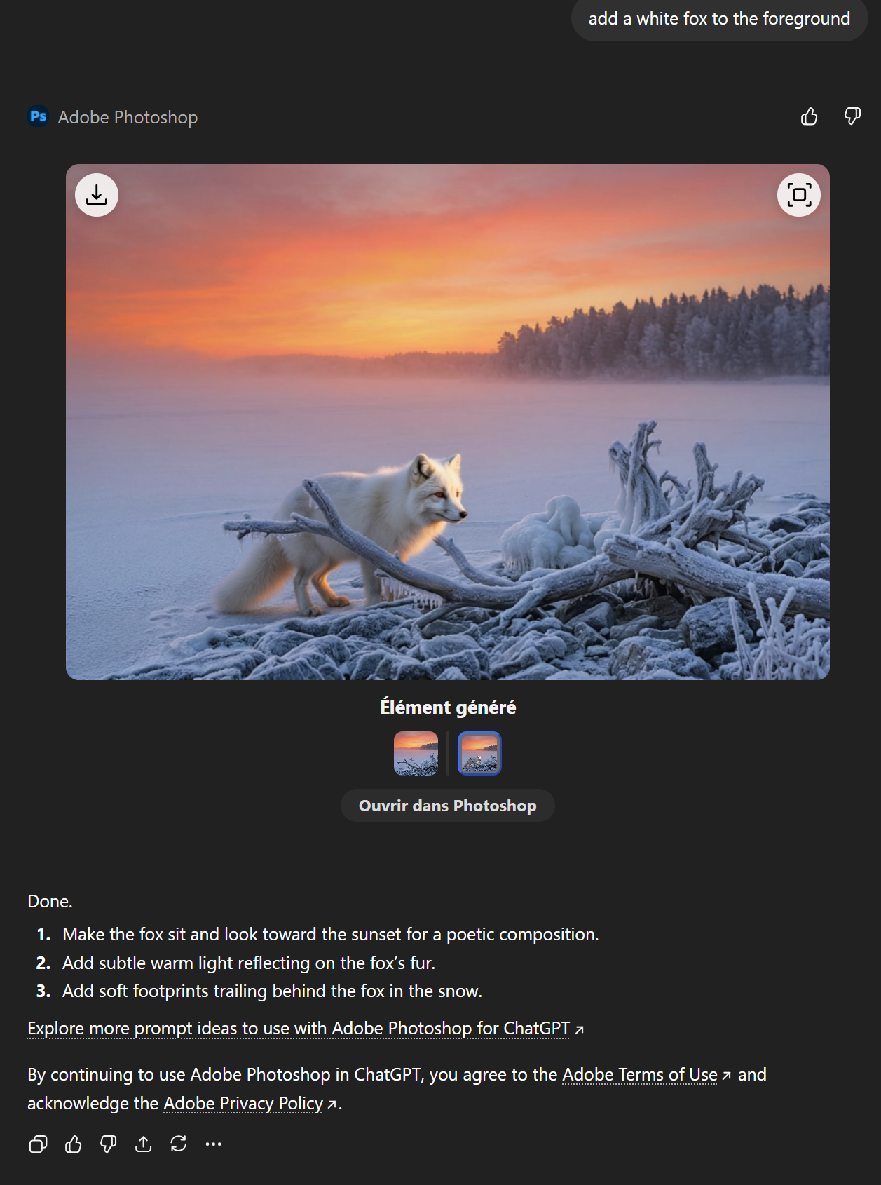 Photoshop Is Now Inside Chat GPT: A Creative Way