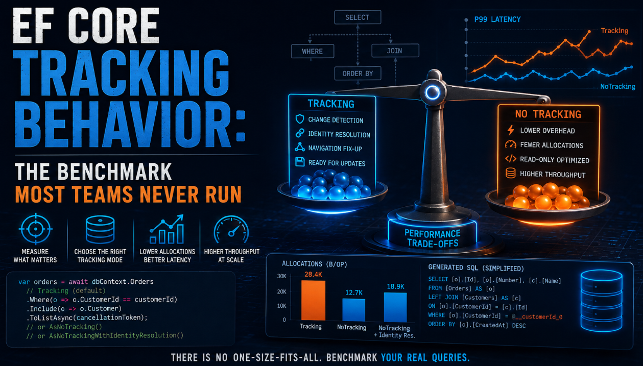 EF Core Tracking Behavior: The Benchmark Most Teams Never Run