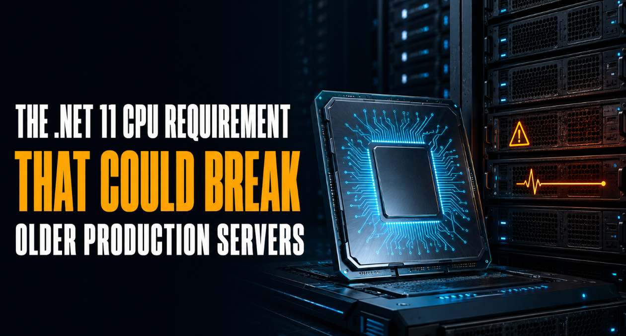 The .NET 11 CPU Requirement That Could Break Older Production Servers